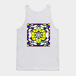 Colorful flower Abstract Patten design  - Classic Vintage Summer Tank Top